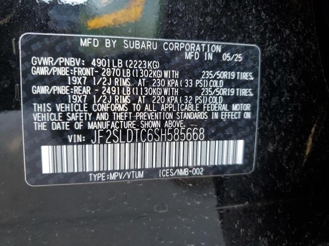 2025 SUBARU FORESTER T #3303996676