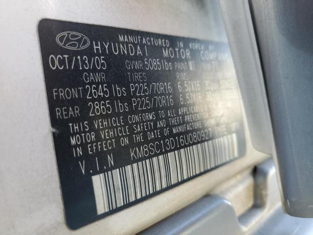2006 HYUNDAI SANTA FE G #3287727182