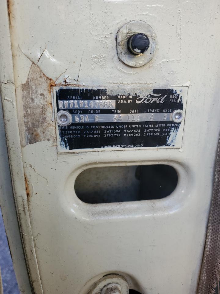 Lot #3293355424 1960 FORD THUNDERBIR