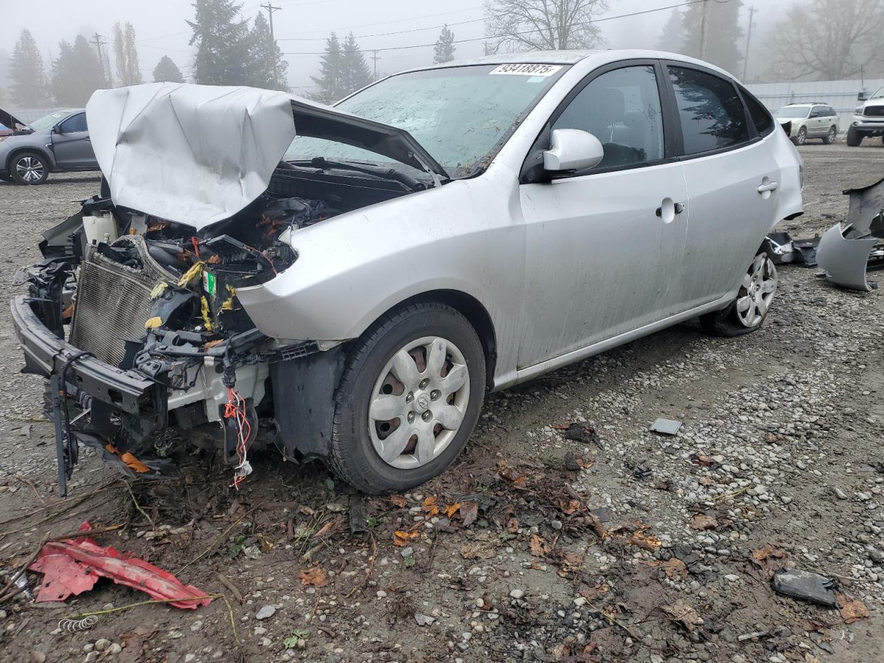 Lot #3316081257 2008 HYUNDAI ELANTRA GL