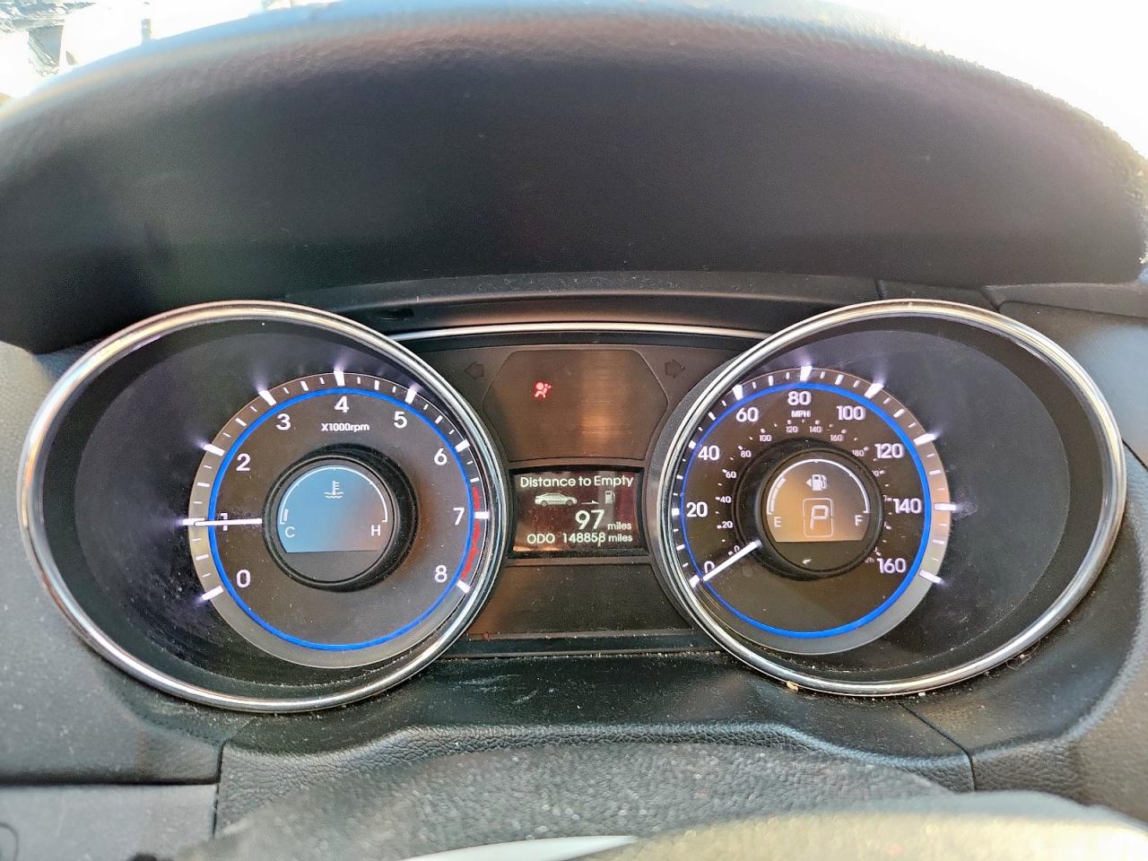 Lot #3317851908 2014 HYUNDAI SONATA GLS