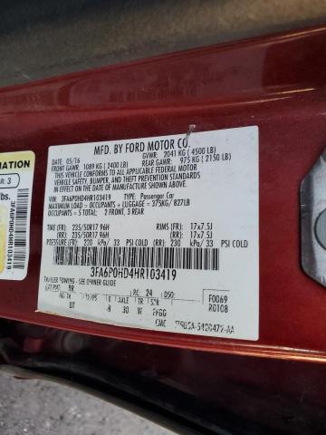 2017 FORD FUSION SE #3296327460