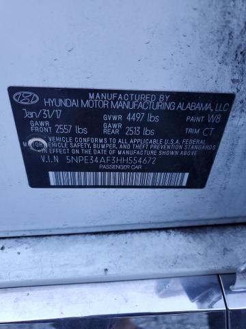 2017 HYUNDAI SONATA SPO - 5NPE34AF3HH554672