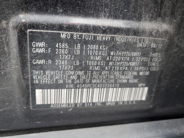 2013 SUBARU OUTBACK 2. #3290239278