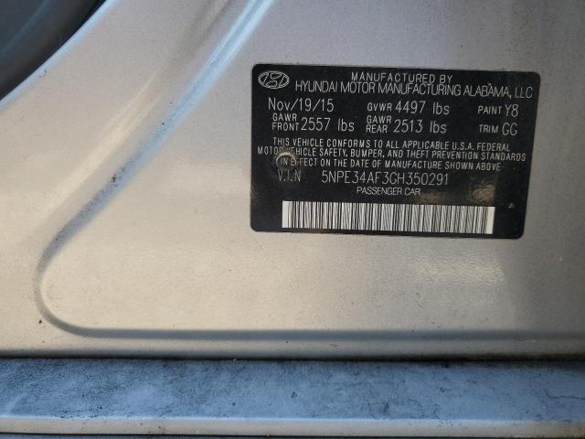 2016 HYUNDAI SONATA SPO - 5NPE34AF3GH350291