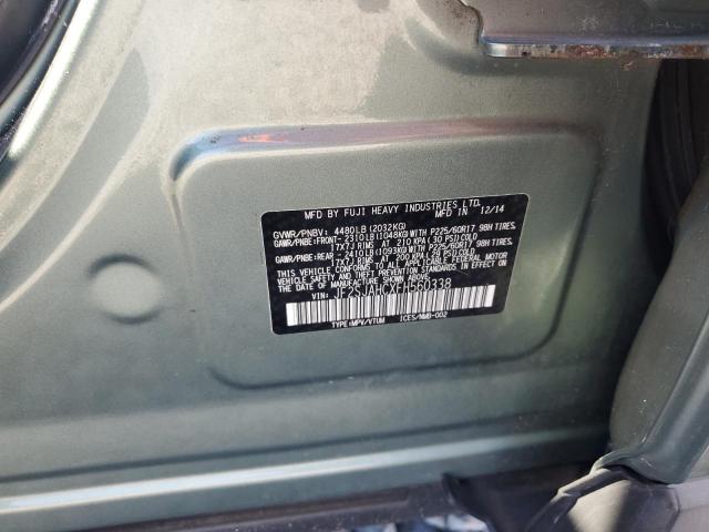 2015 SUBARU FORESTER 2 #3301829355