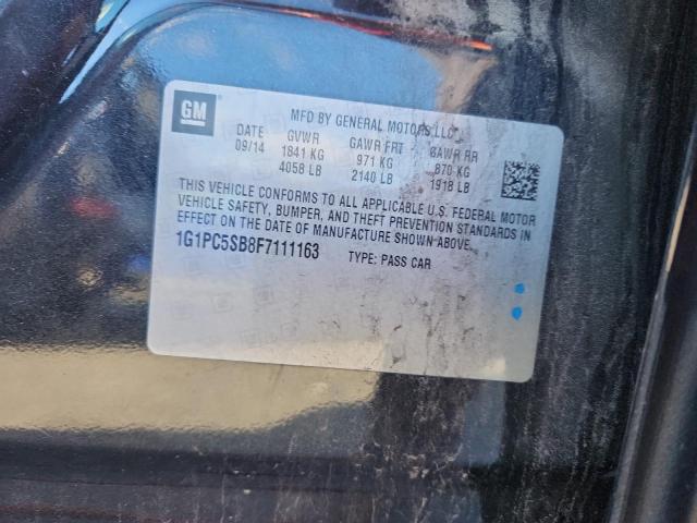 2015 CHEVROLET CRUZE LT #3302904886