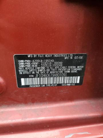 2009 SUBARU IMPREZA #3296966838