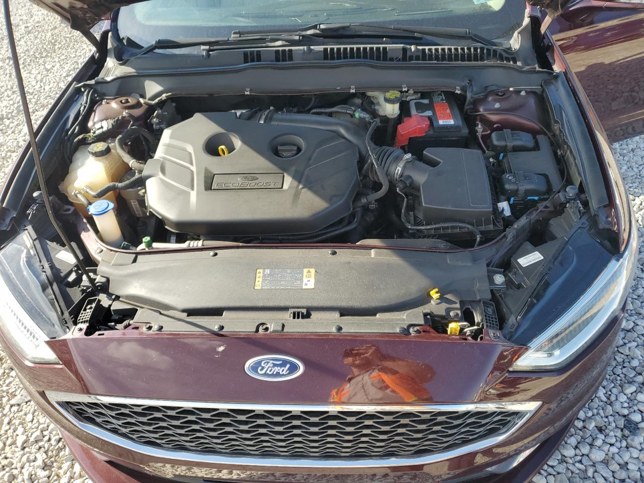 Lot #3303574938 2017 FORD FUSION TIT