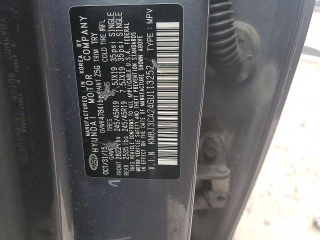 2016 HYUNDAI TUCSON LIM #3312582174