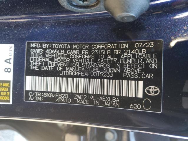 2023 TOYOTA COROLLA LE #3302948637