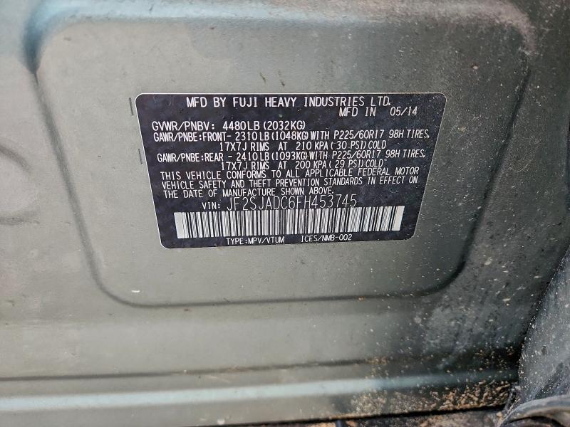 2015 SUBARU FORESTER 2 #3302647173