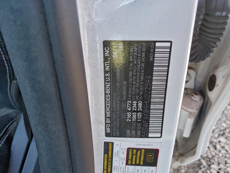 2017 MERCEDES-BENZ C 300 4MAT #3310536061