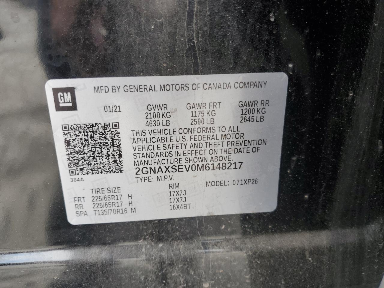 CHEVROLET EQUINOX LS