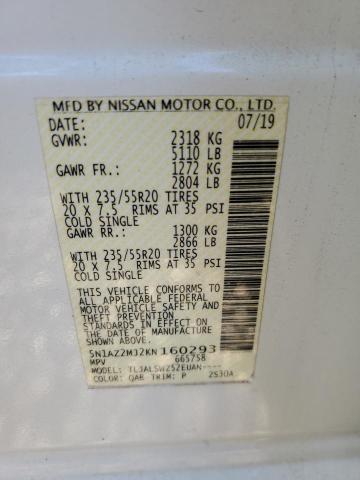 2019 NISSAN MURANO S #3290193222