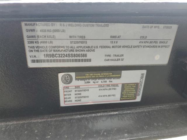 2025 RJWCT CAR HAULER #3291356209
