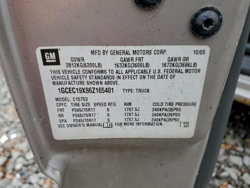 2006 CHEVROLET SILVERADO #3294272879