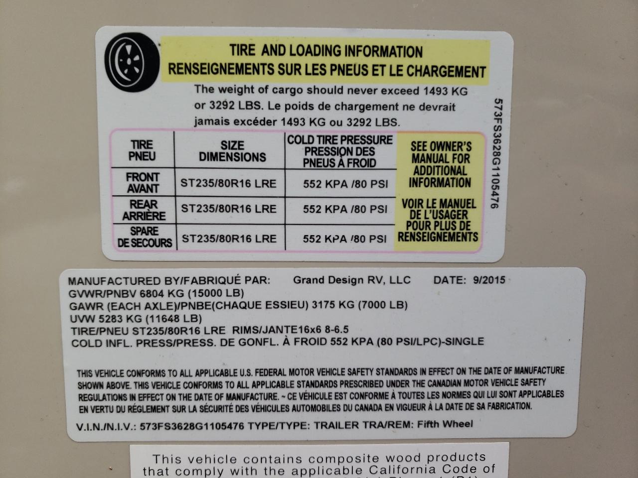 Lot #3282427273 2016 GRAND DESI SOLITUDE