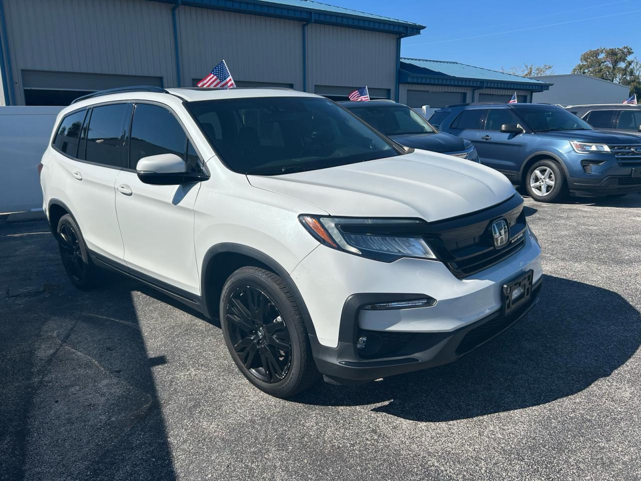 Lot #3292390325 2022 HONDA PILOT BLAC