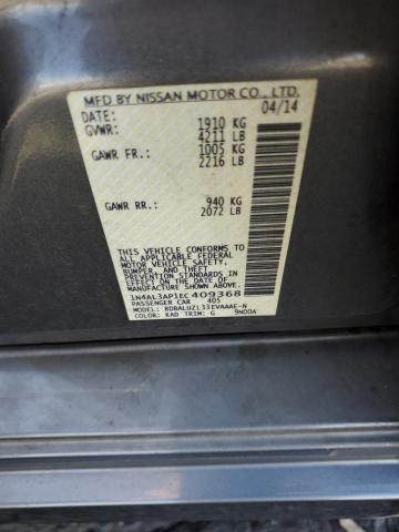 2014 NISSAN ALTIMA 2.5 #3304023619