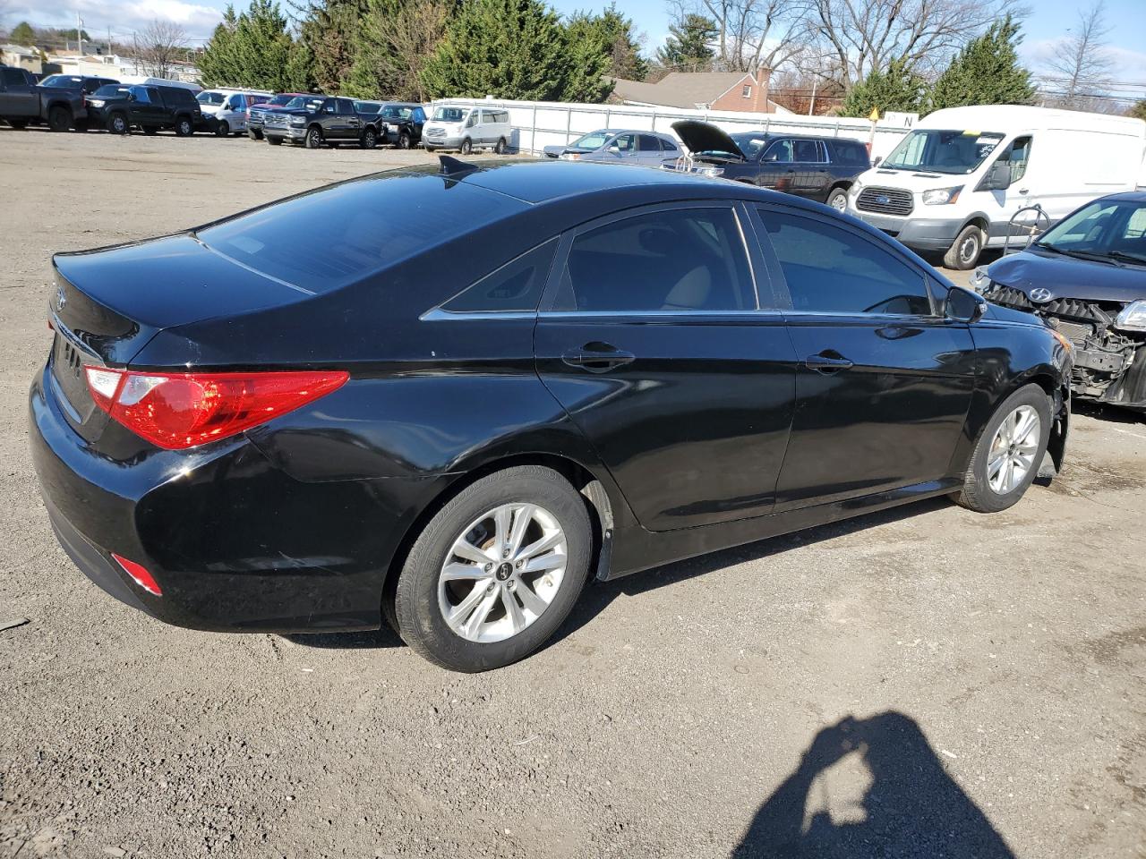 Lot #3304575449 2014 HYUNDAI SONATA GLS