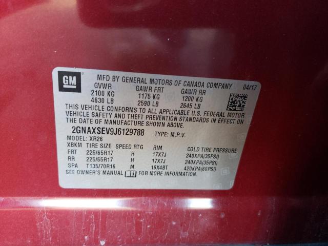 2018 CHEVROLET EQUINOX LT #3308281202