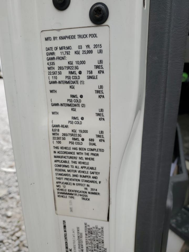 Lot #3303643936 2015 INTERNATIONAL 4300