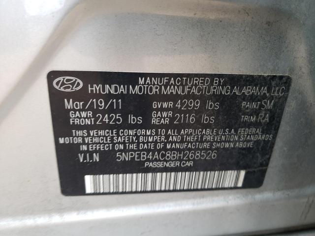 2011 HYUNDAI SONATA GLS #3297934827
