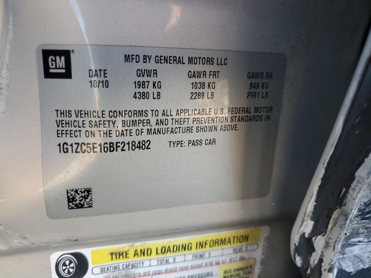 CHEVROLET MALIBU 1LT