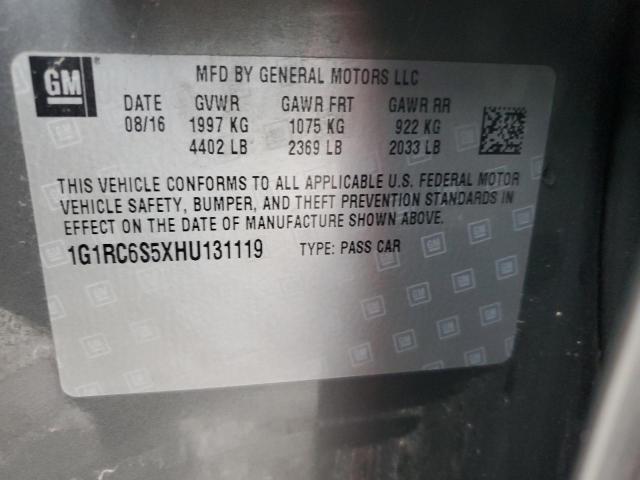 2017 CHEVROLET VOLT LT #3290287268