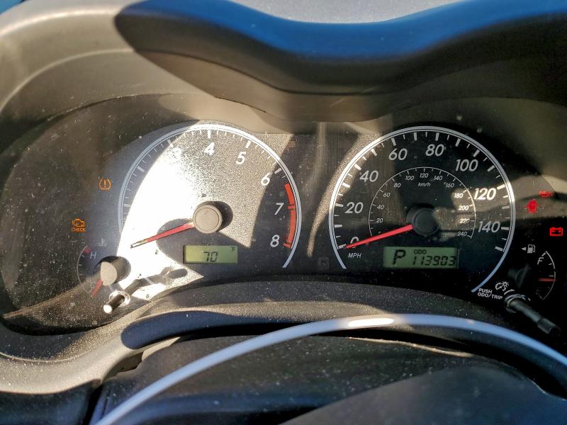 2012 TOYOTA COROLLA BA #3302652028