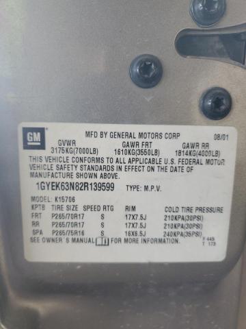 2002 CADILLAC ESCALADE L #3287618007