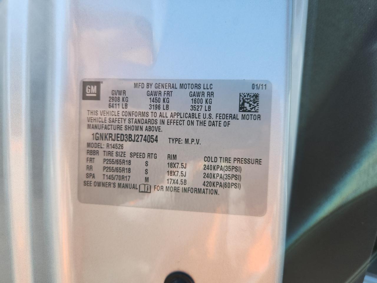 CHEVROLET TRAVERSE LT