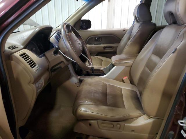 2007 HONDA PILOT EXL #3303879727