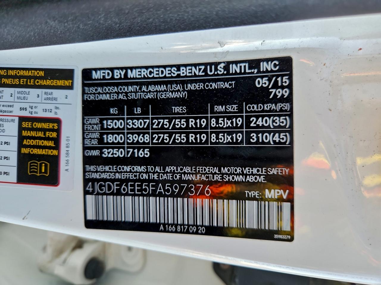 MERCEDES-BENZ GL-CLASS 450 4MATIC