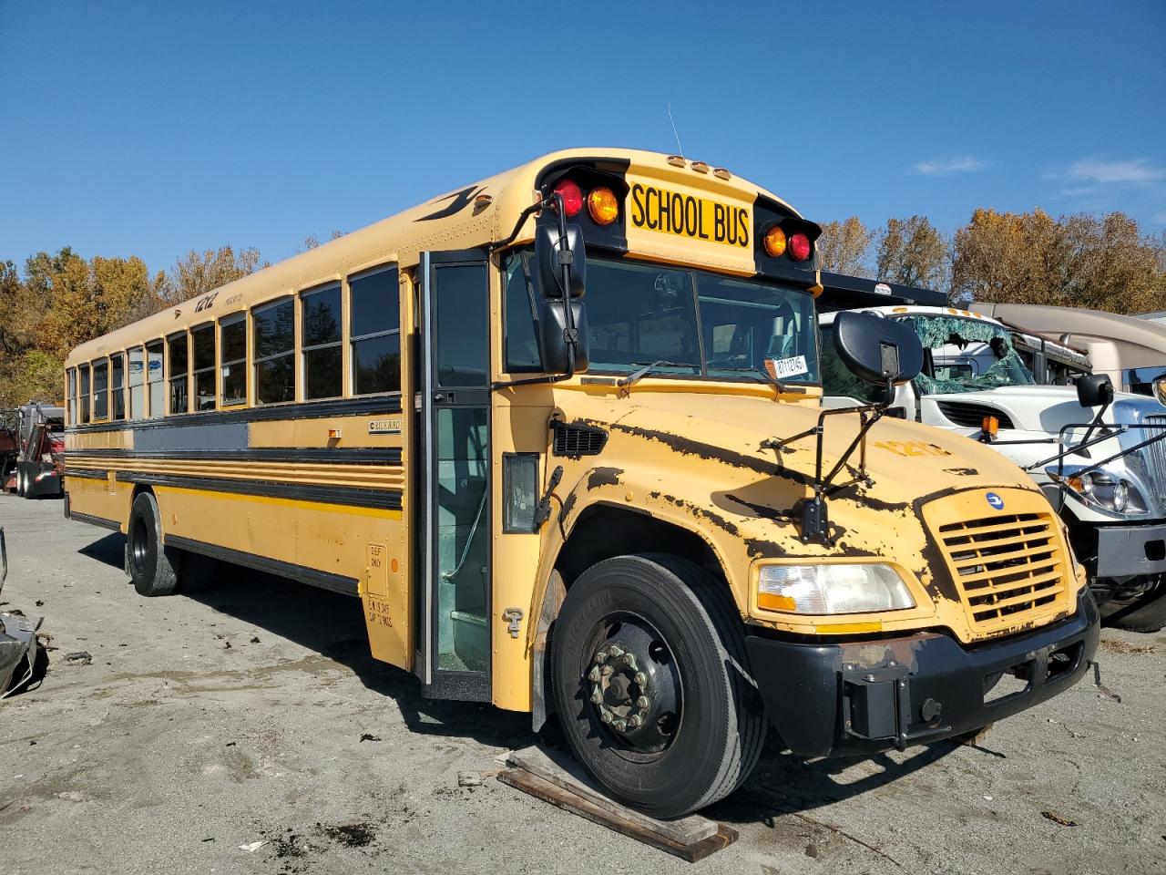Lot #3280385958 2012 BLUE BIRD SCHOOL BUS