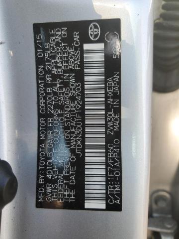 2015 TOYOTA PRIUS - JTDKN3DU1F1924703