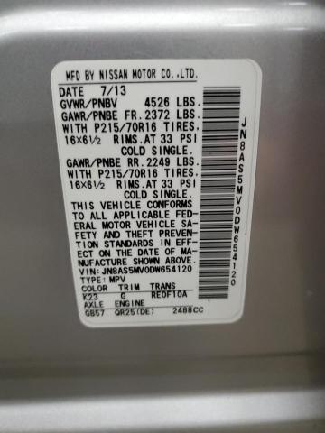 2013 NISSAN ROGUE S #3293569949