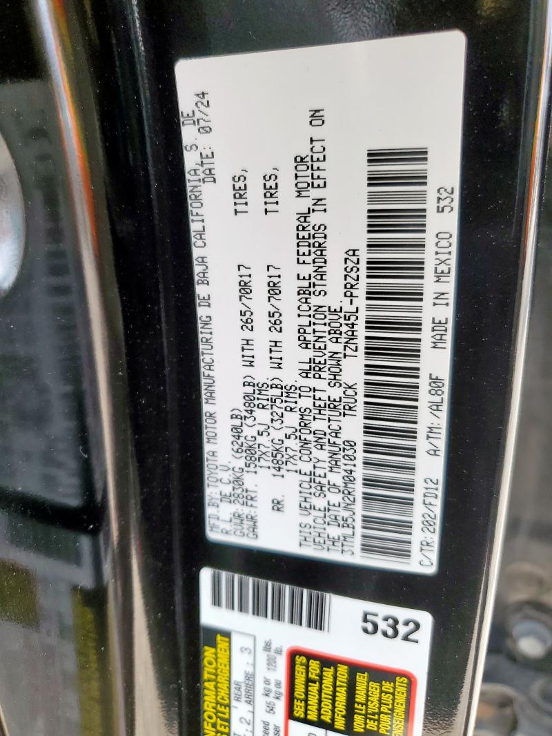 2024 TOYOTA TACOMA DOU #3301592620