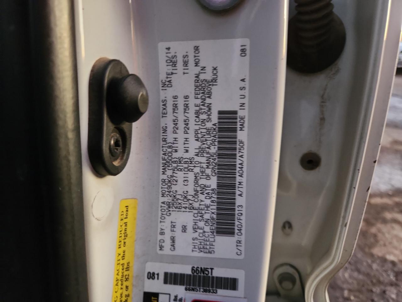 TOYOTA TACOMA DOUBLE CAB