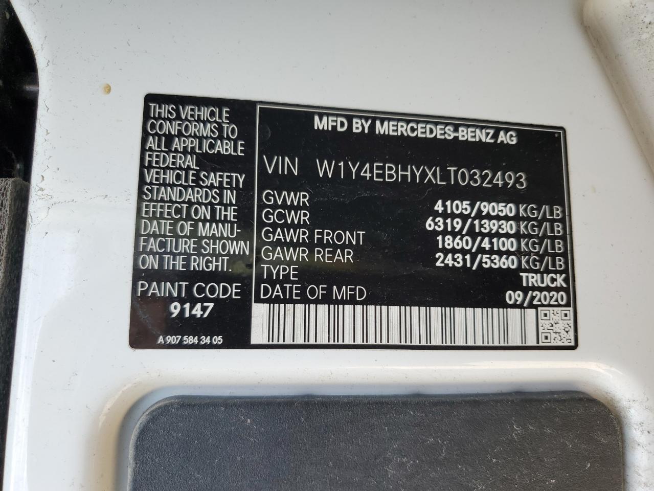 MERCEDES-BENZ SPRINTER 2500