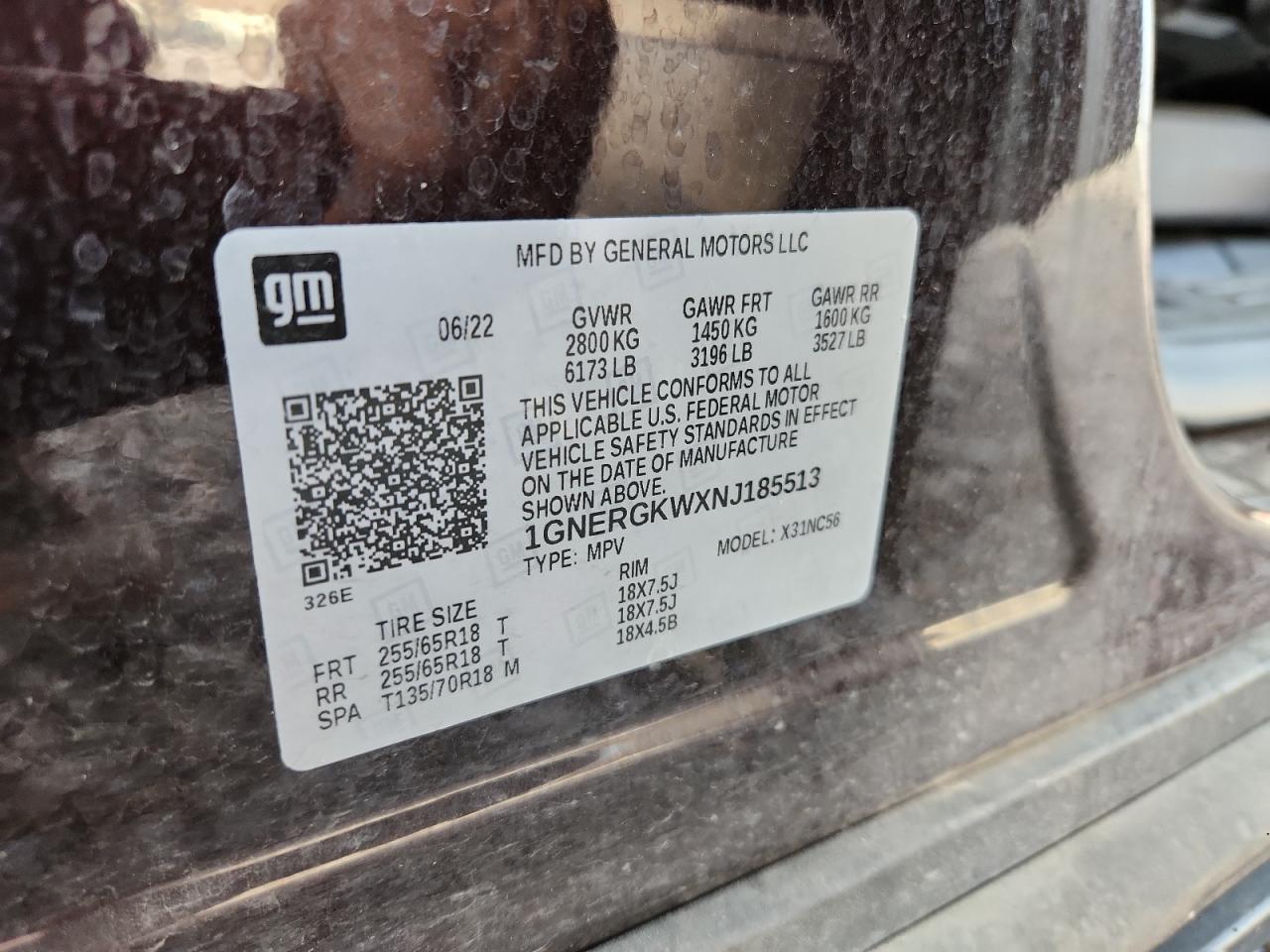 CHEVROLET TRAVERSE LT