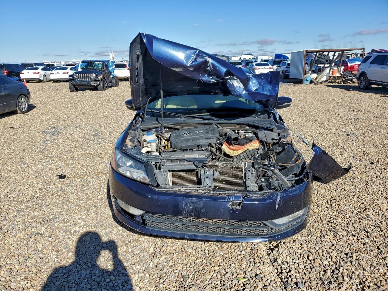 Lot #3317101990 2015 VOLKSWAGEN PASSAT SE