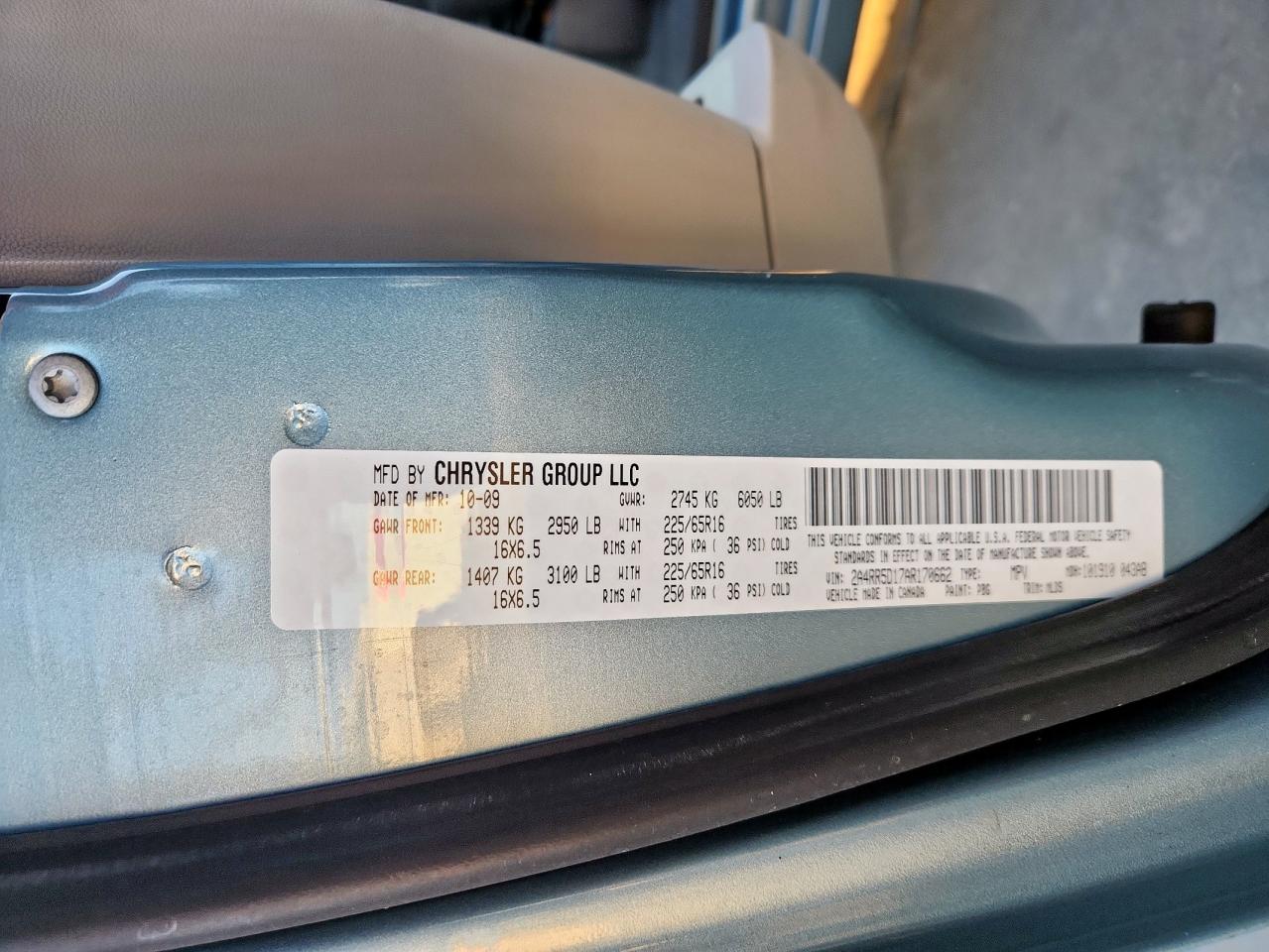 CHRYSLER TOWN & COUNTRY TOURING