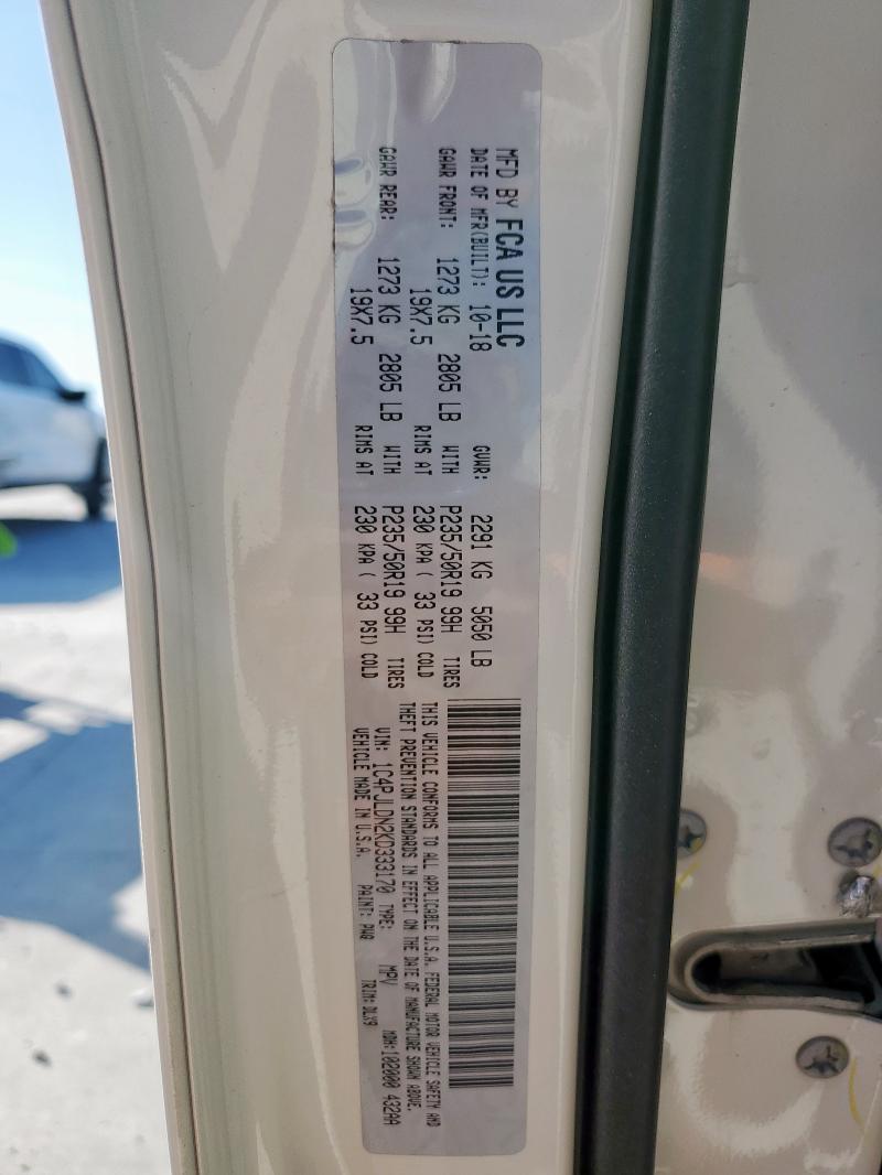 2019 JEEP CHEROKEE L #3291552929