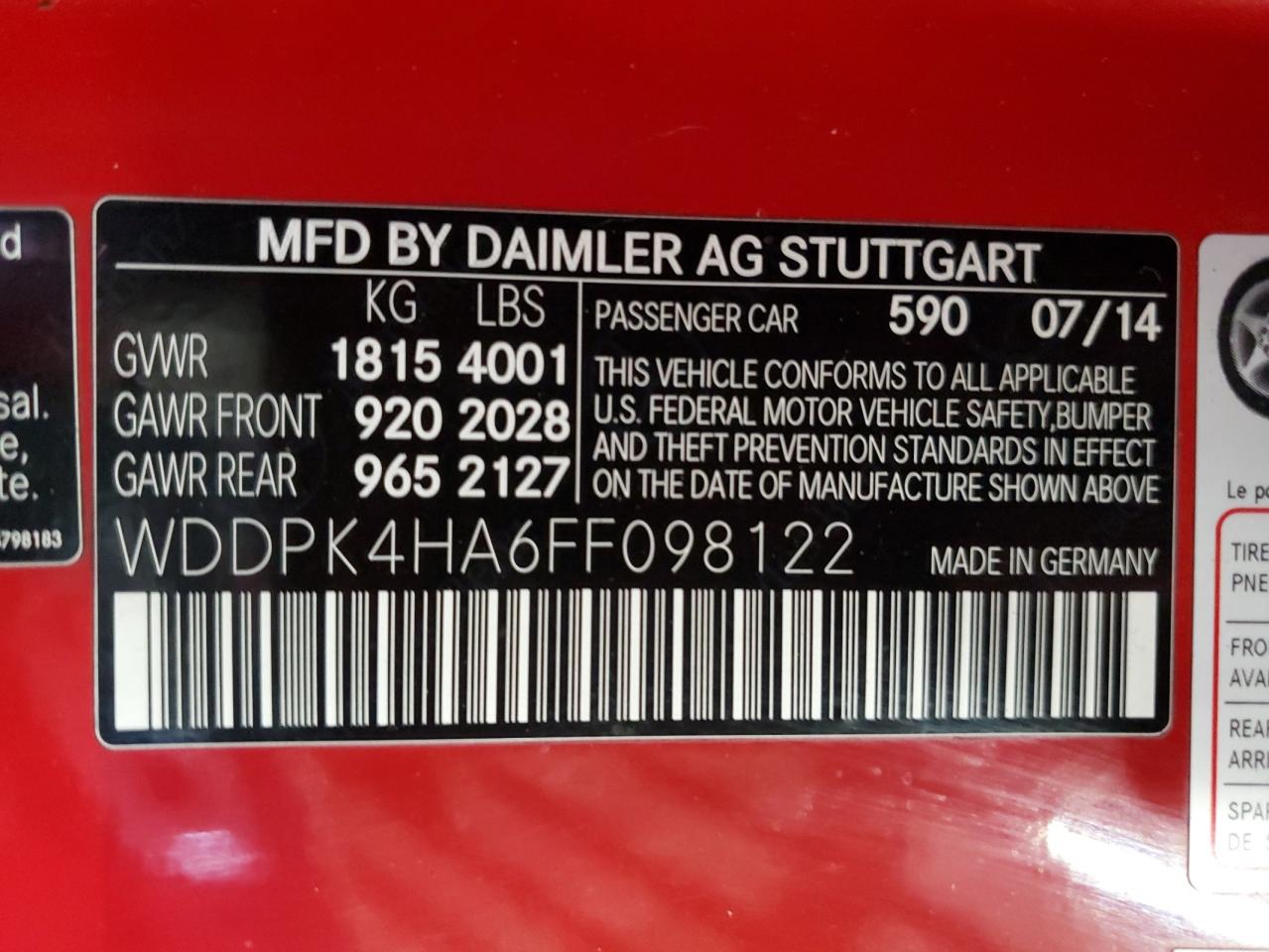 MERCEDES-BENZ SLK-CLASS 250