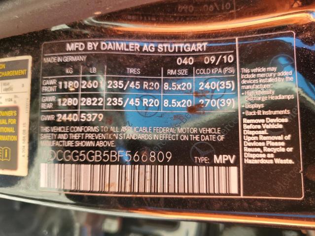 2011 MERCEDES-BENZ GLK 350 - WDCGG5GB5BF566809