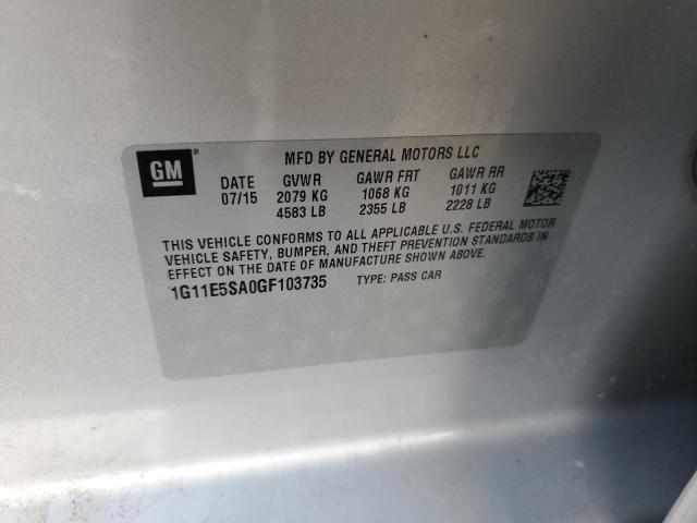 2016 CHEVROLET MALIBU LIM #3311493238