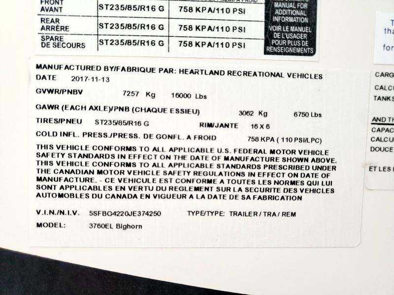 2018 BIGH TRAVEL TRA #3287706035