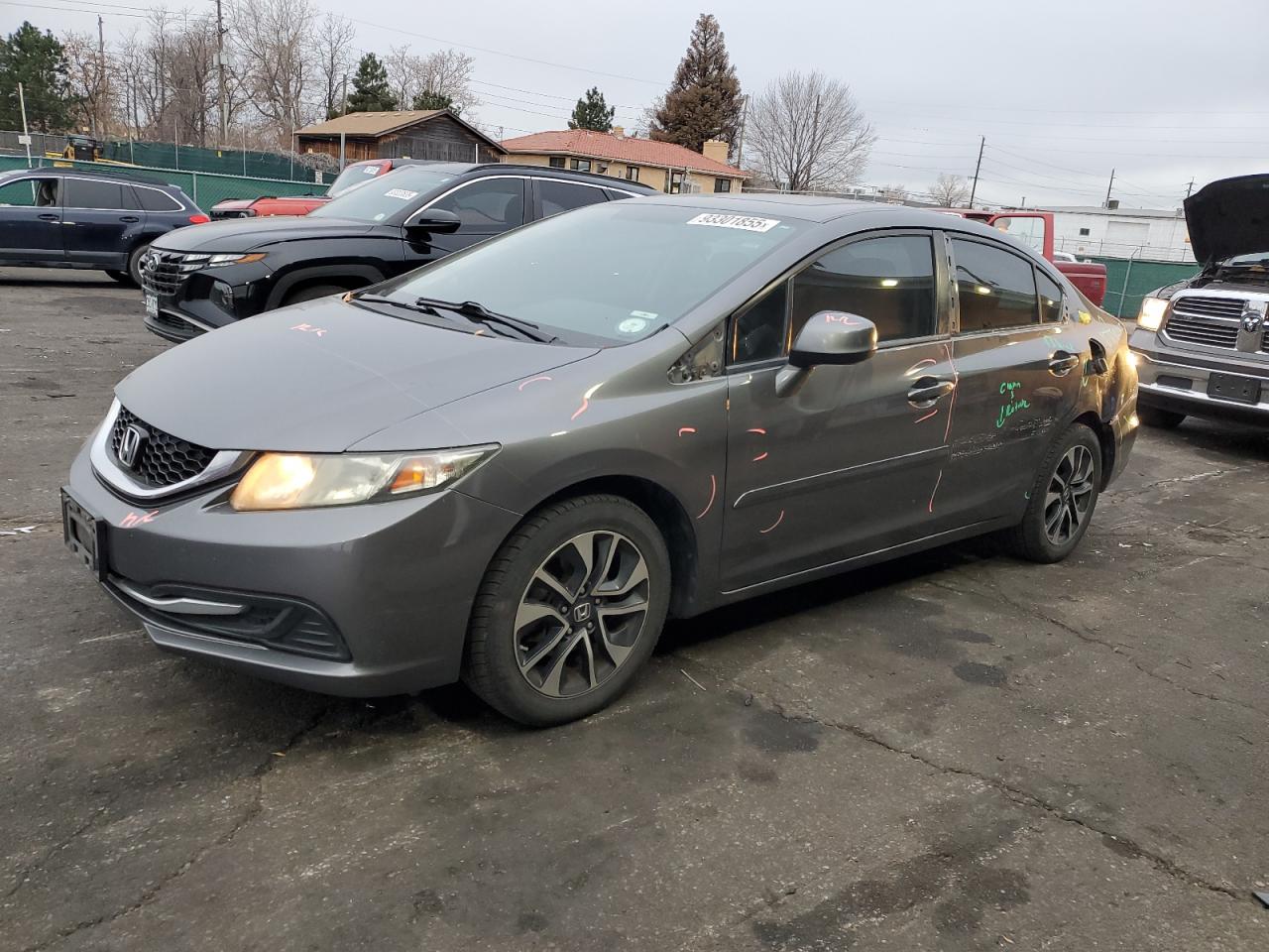 Lot #3294814772 2013 HONDA CIVIC EX